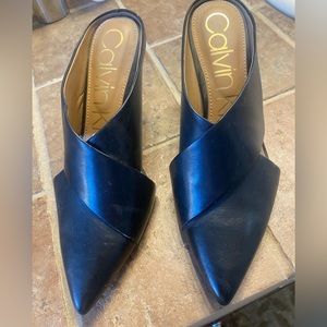 Calvin Klein slip on heels